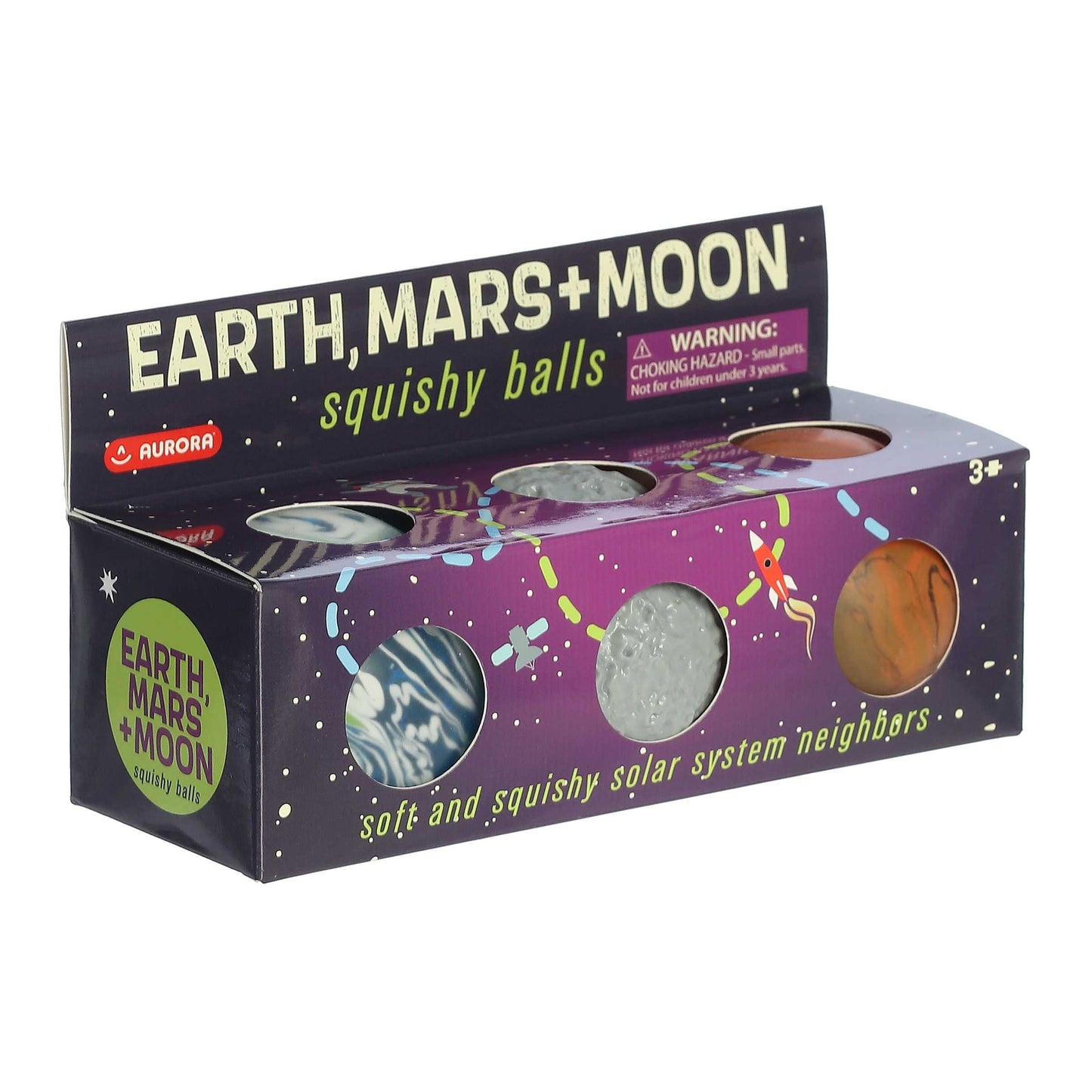 Aurora® Toys - Earth, Moon, And Mars Balls